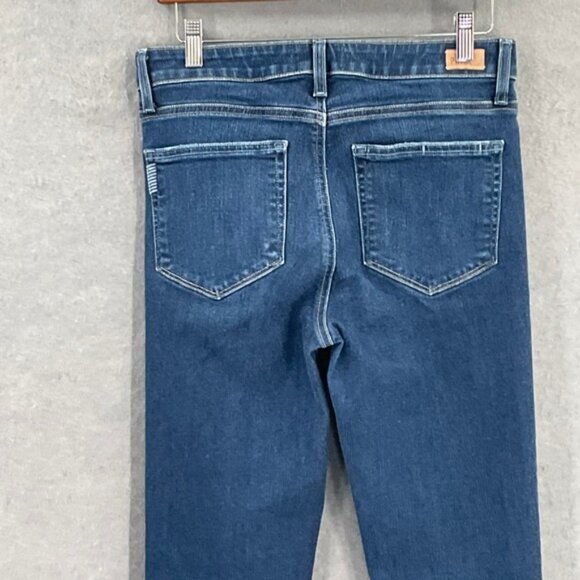 PAIGE High Rise Manhattan Bootcut Jeans Women's Size 29 Medium Wash Denim - Picture 7 of 13